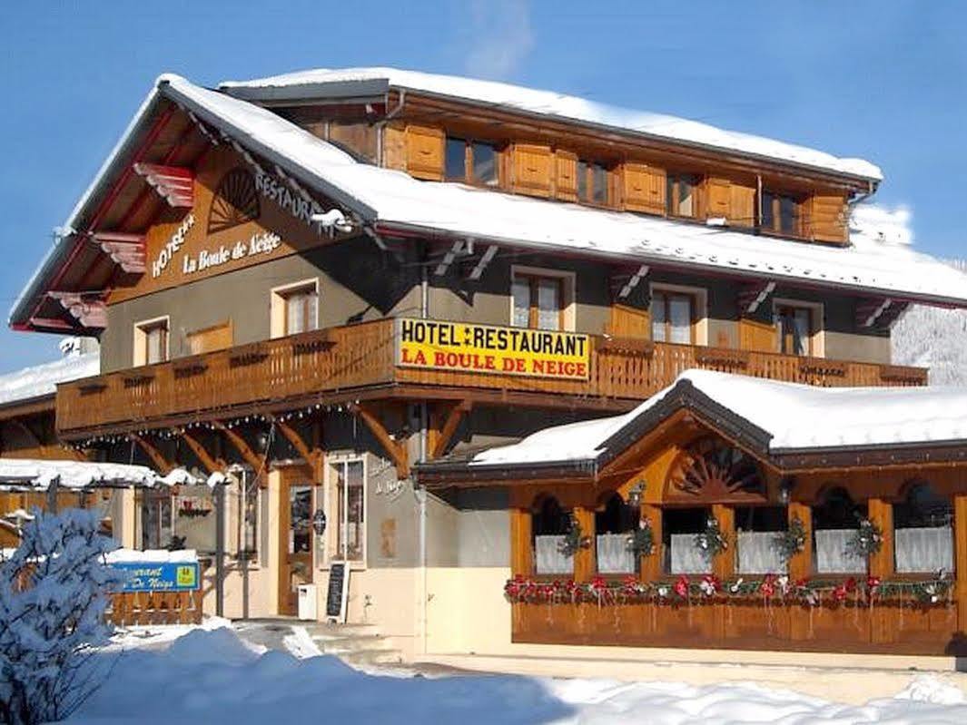 Hotel La Boule De Neige Samoëns Exterior foto